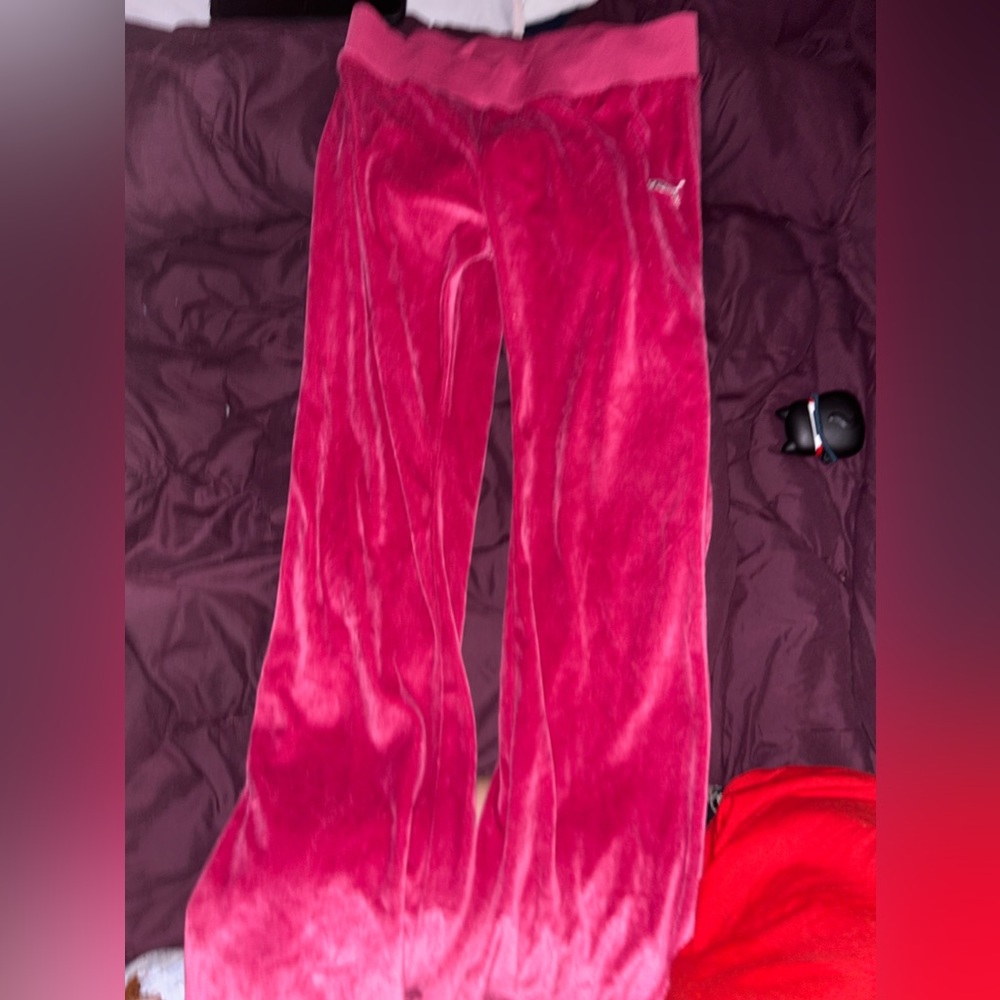 velvet Pink Puma pants
